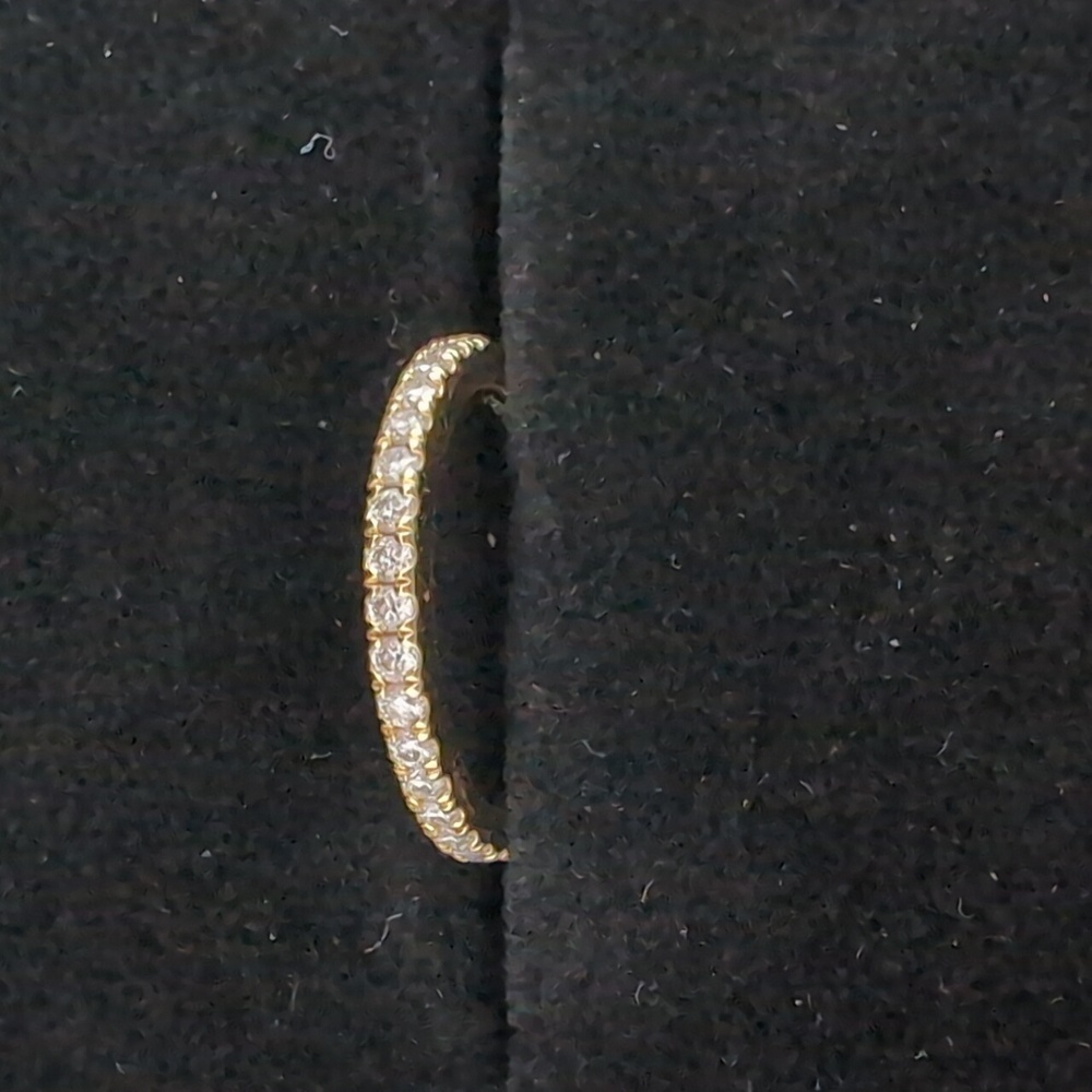Moissanite Stack Ring Size 6​​